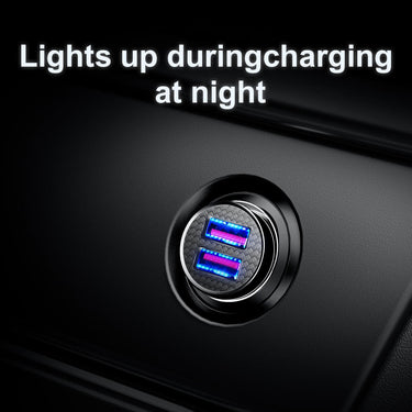 The Circular Plastic A+A 30W Dual QC3.0 Quick Car Charger